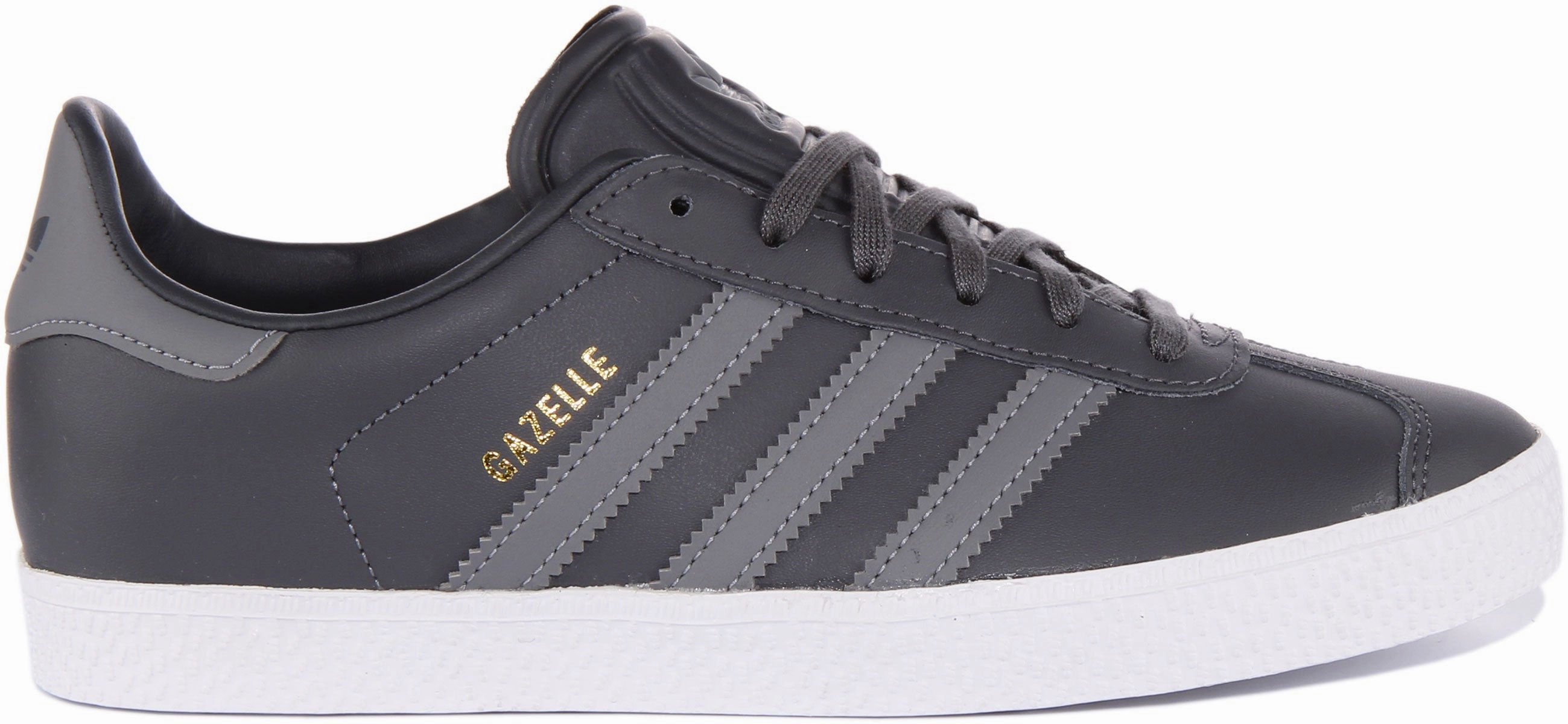 Grip Frame Adidas Gazelle J In Grey For Youth
