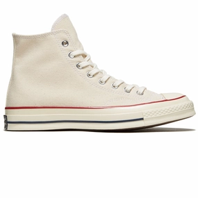 Converse Chuck 70 Hi Shoes - Parchment/Garnet/Egret Street Performance Cushion Insole