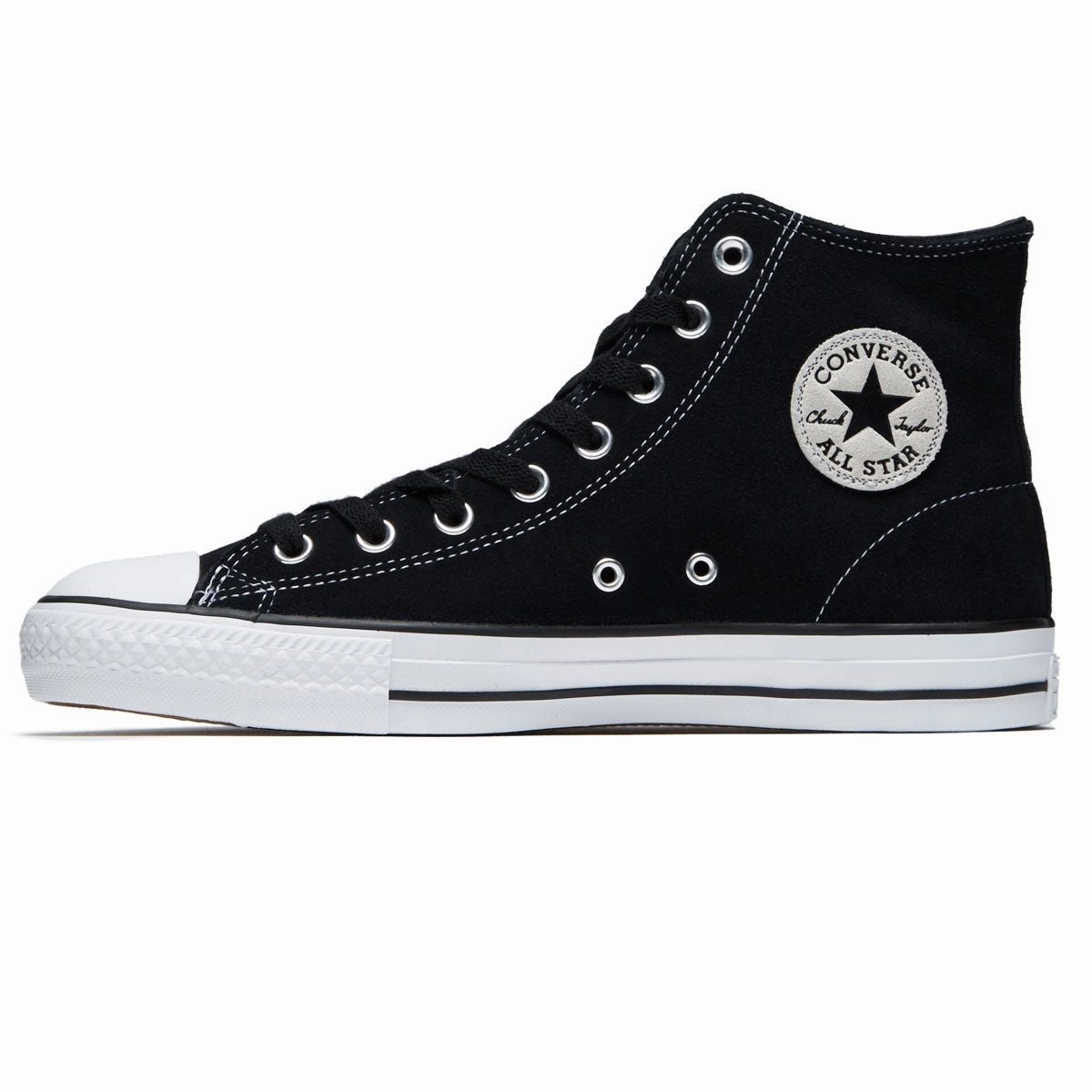 Grip Lock Pro Converse Chuck Taylor All Star Pro Hi Shoes - Black/Black/White
