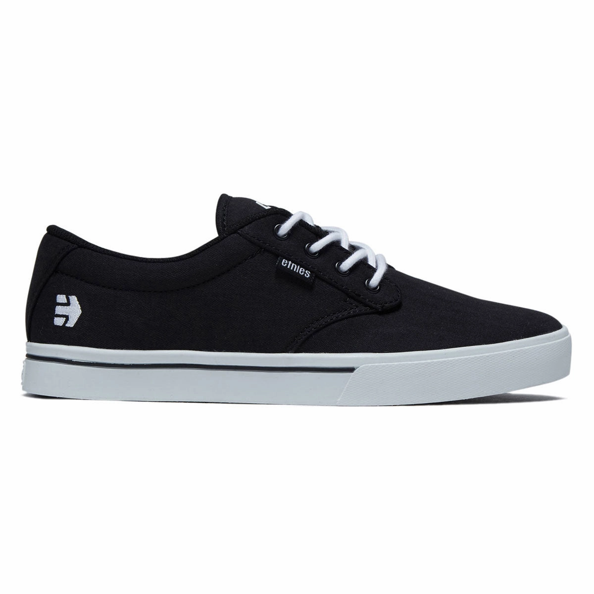 Etnies Jameson 2 Eco Shoes - Black/White/White Tight Structure Board Action Fit