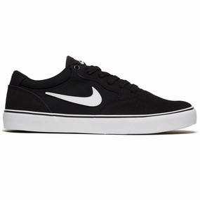 Nike SB Chron 2 Shoes - Black/White/Black Adjustable Fit