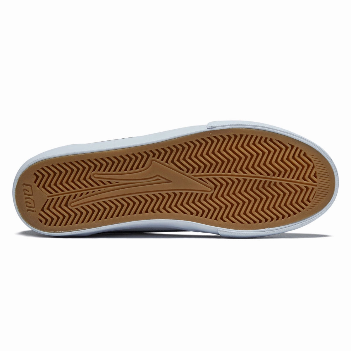 Grip Surface Lakai Griffin Shoes - White/Pine Leather