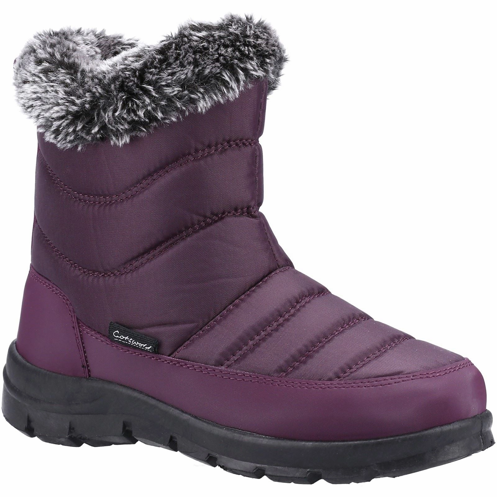 Cotswold Longleat Purple Wellington Boots All terrain Walking Weather Protection