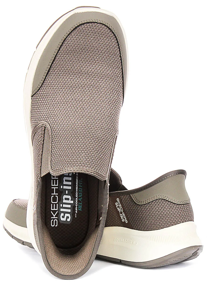 ground grip Skechers Equalizer 5.0 - In Taupe For Men
