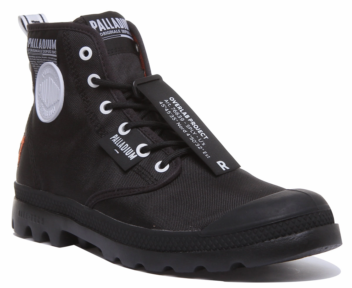 Palladium Pampa Lite In Black For Unisex Durable Comfort