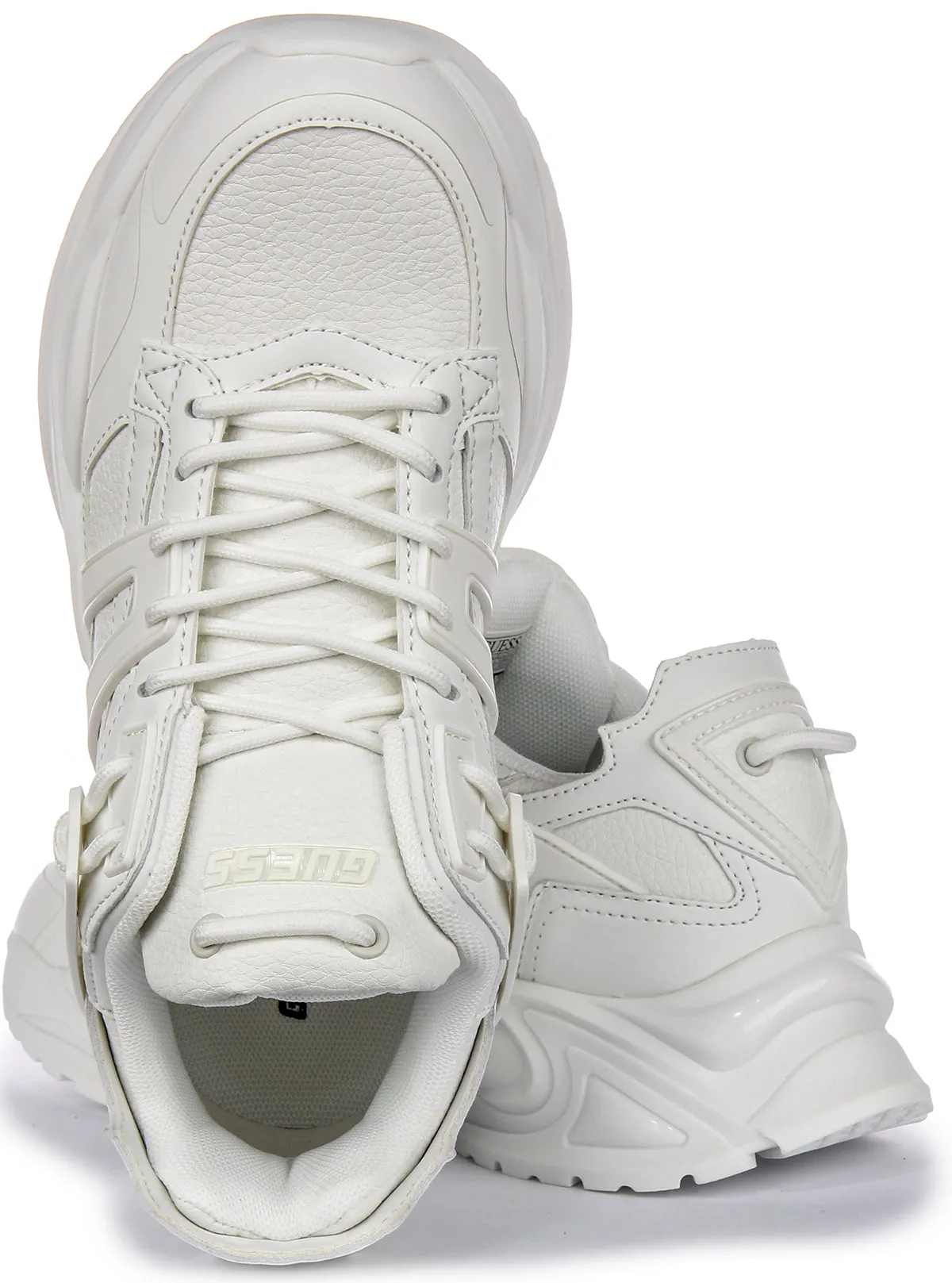 Guess Belluna Sneaker In White For Women Streamlined Feel