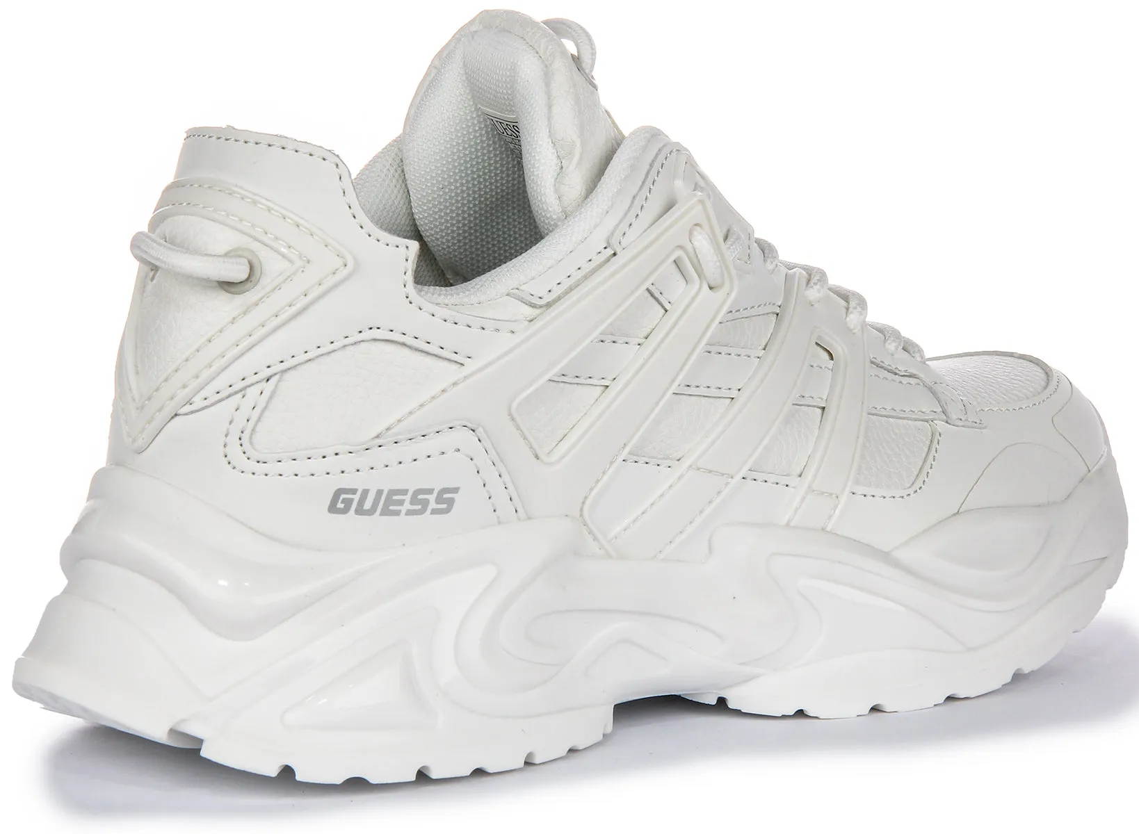 Guess Belluna Sneaker In White For Women Streamlined Feel