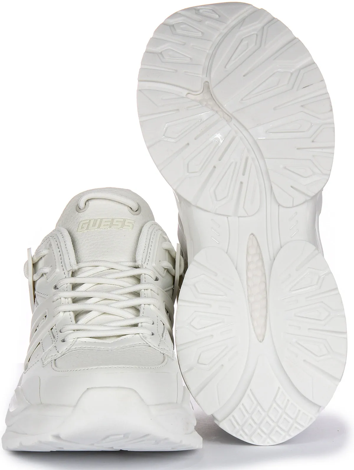 Guess Belluna Sneaker In White For Women Streamlined Feel