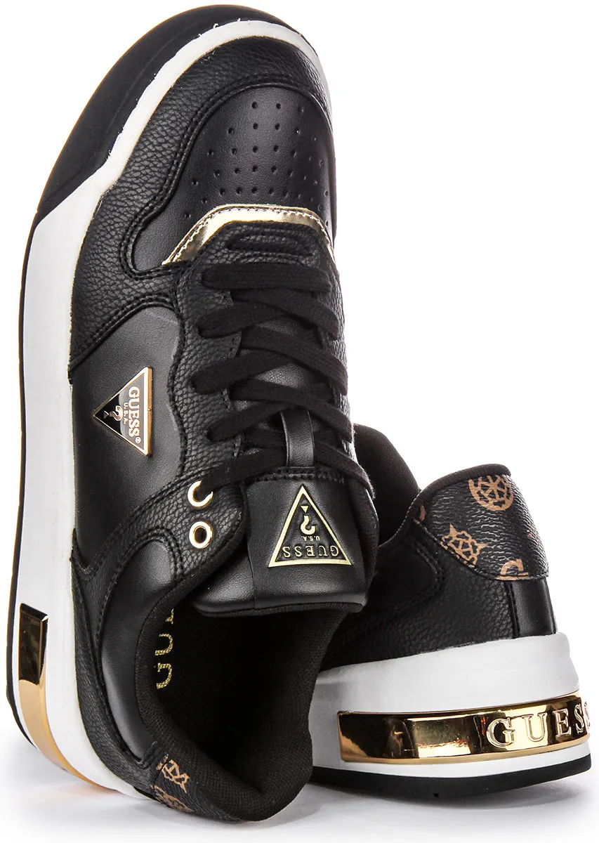 Guess Clarkz In Black Brown For Women Impact Guard