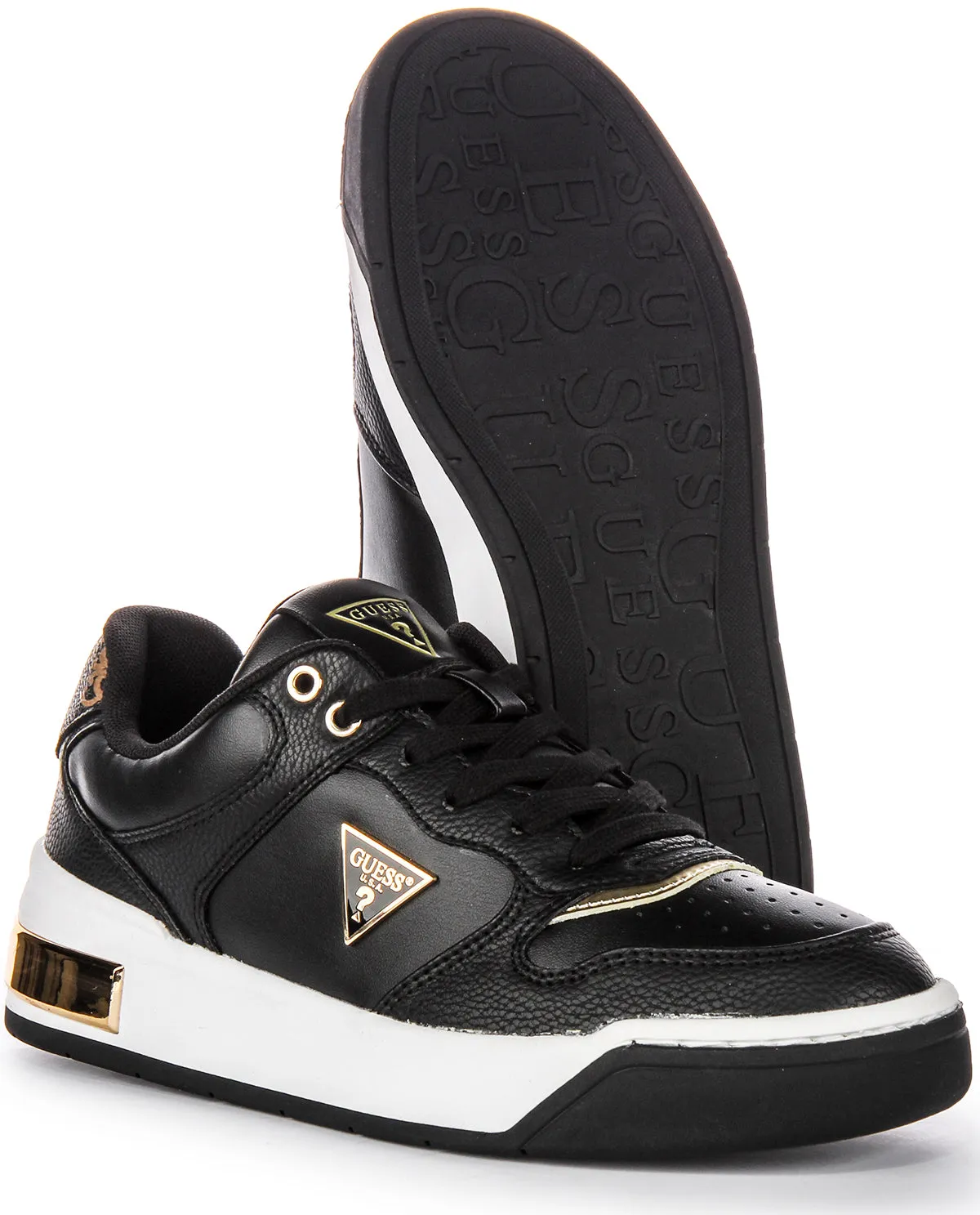 Guess Clarkz In Black Brown For Women Impact Guard