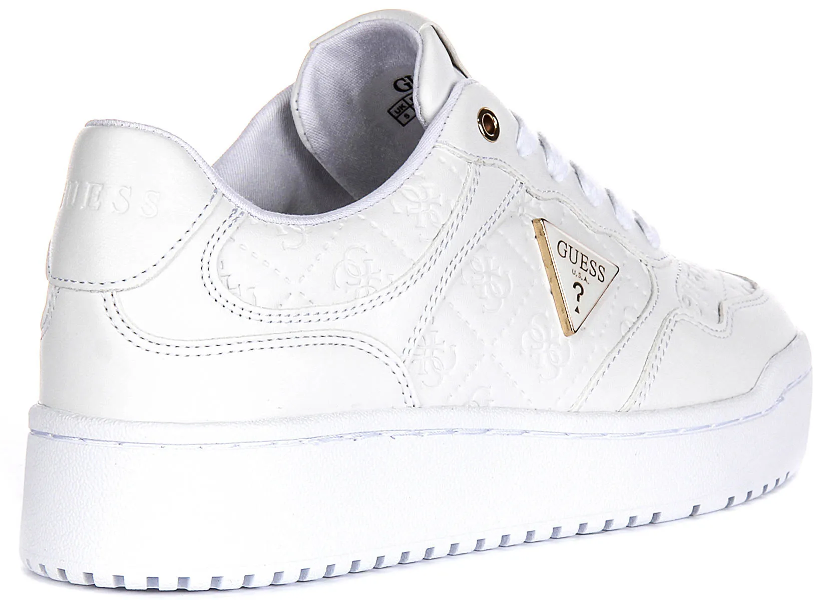 Guess Guess Miram 6 In White for Women Adjustable