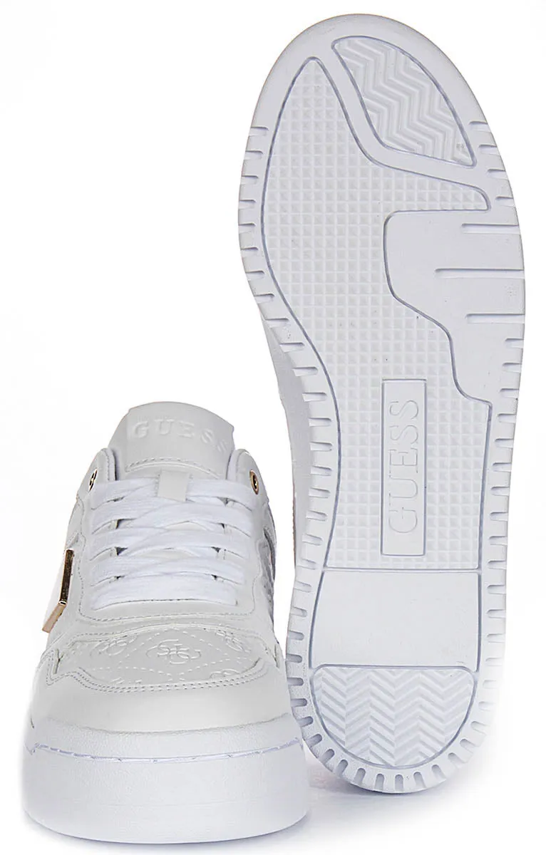 Guess Guess Miram 6 In White for Women Adjustable