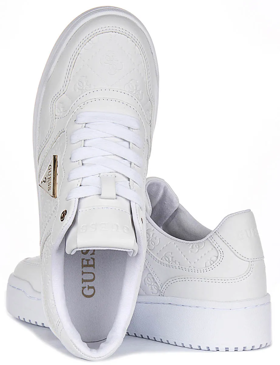 Guess Guess Miram 6 In White for Women Adjustable