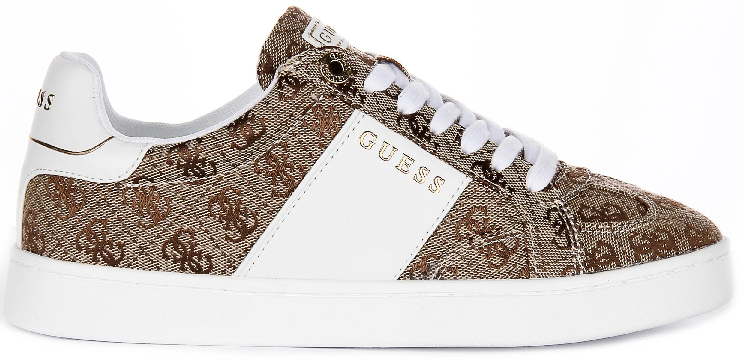 Guess Jrone 4G Logo In Beige Brown for Women Fast Drying