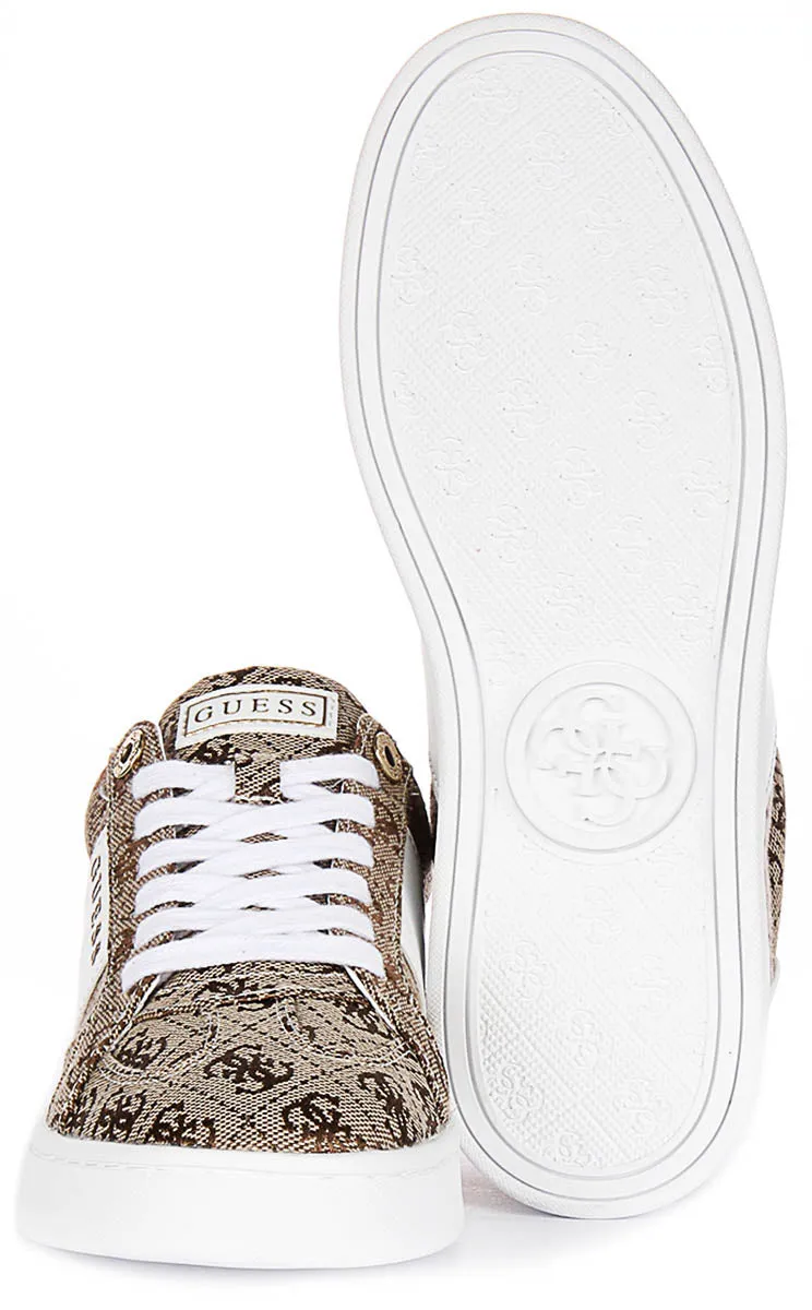 Guess Jrone 4G Logo In Beige Brown for Women Fast Drying