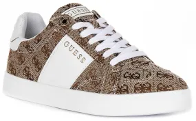 Training Zone Guess Jrone 4G Logo In Beige Brown for Women