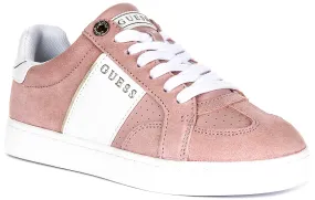 Indoor fitness Guess Jrone Suede Sneaker In Pink for Women