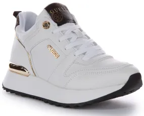 Guess Kaddy Peony In White Gold For Women Integrated foam pod enhances lift support