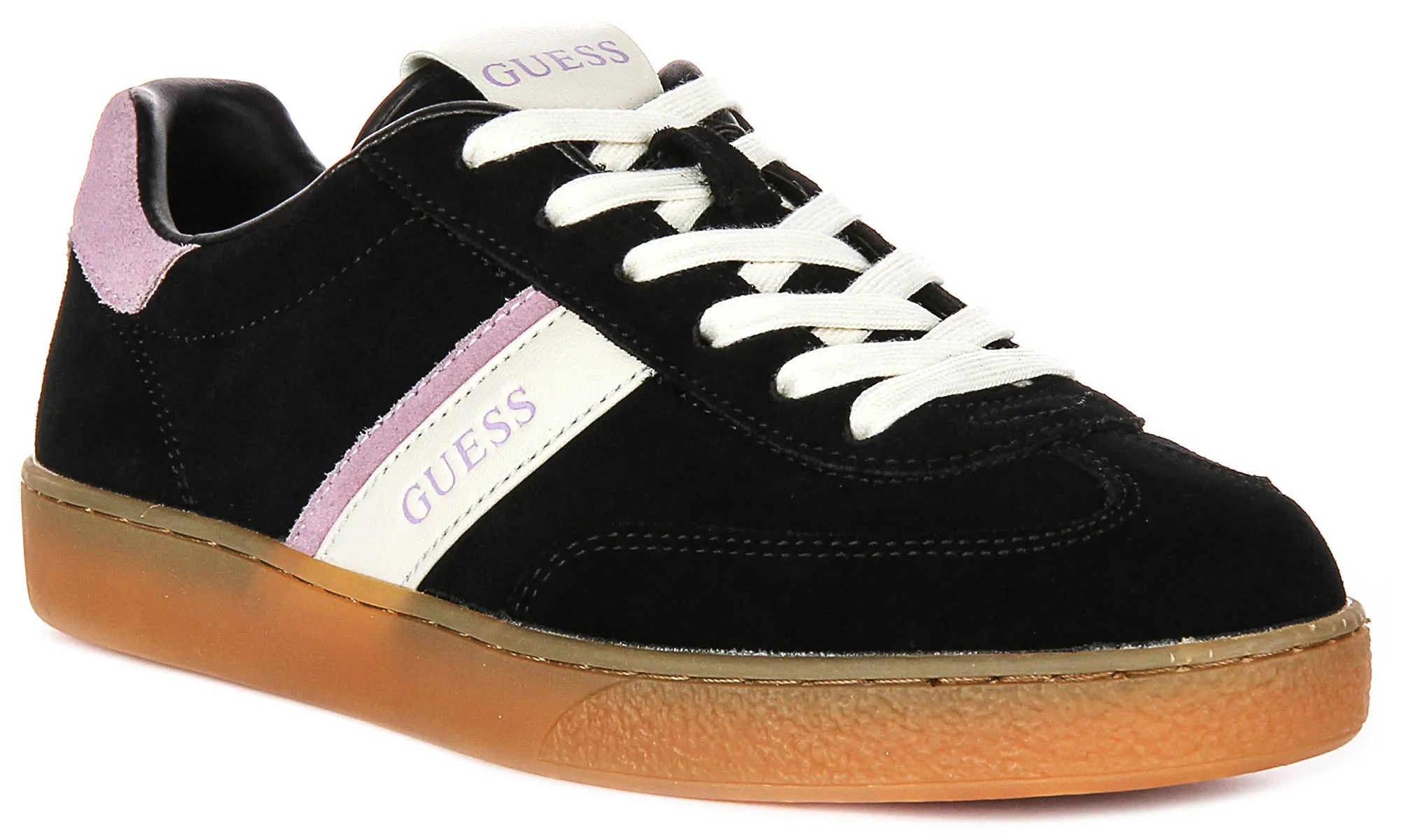 Guess Nolinas Retro Sneakers In Black for Women High Speed