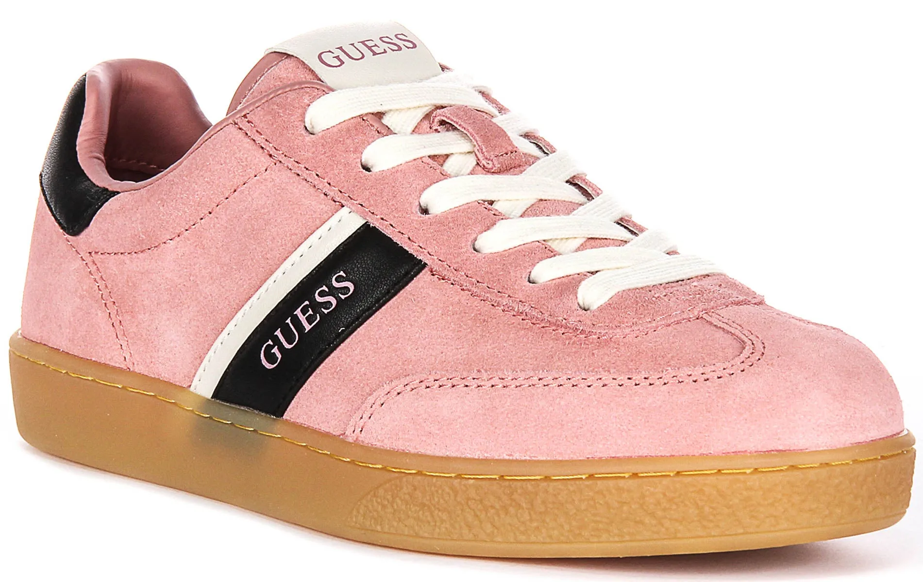 Guess Nolinas Retro Sneakers In Pink for Women All materials selected for lightweight resilience