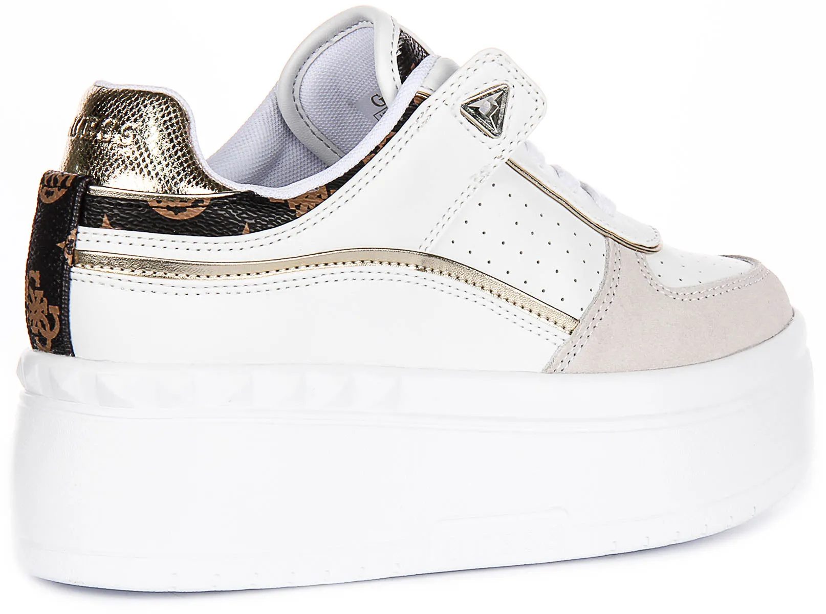 Guess Ridgee Platform Sneaker In White for Women Cushioned