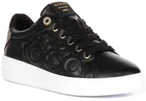 No irritation Guess Ronii 4G Peony Logo In Black Brown for Women