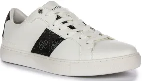 Guess Todi Sneaker In White Black For Men Outdoor Use