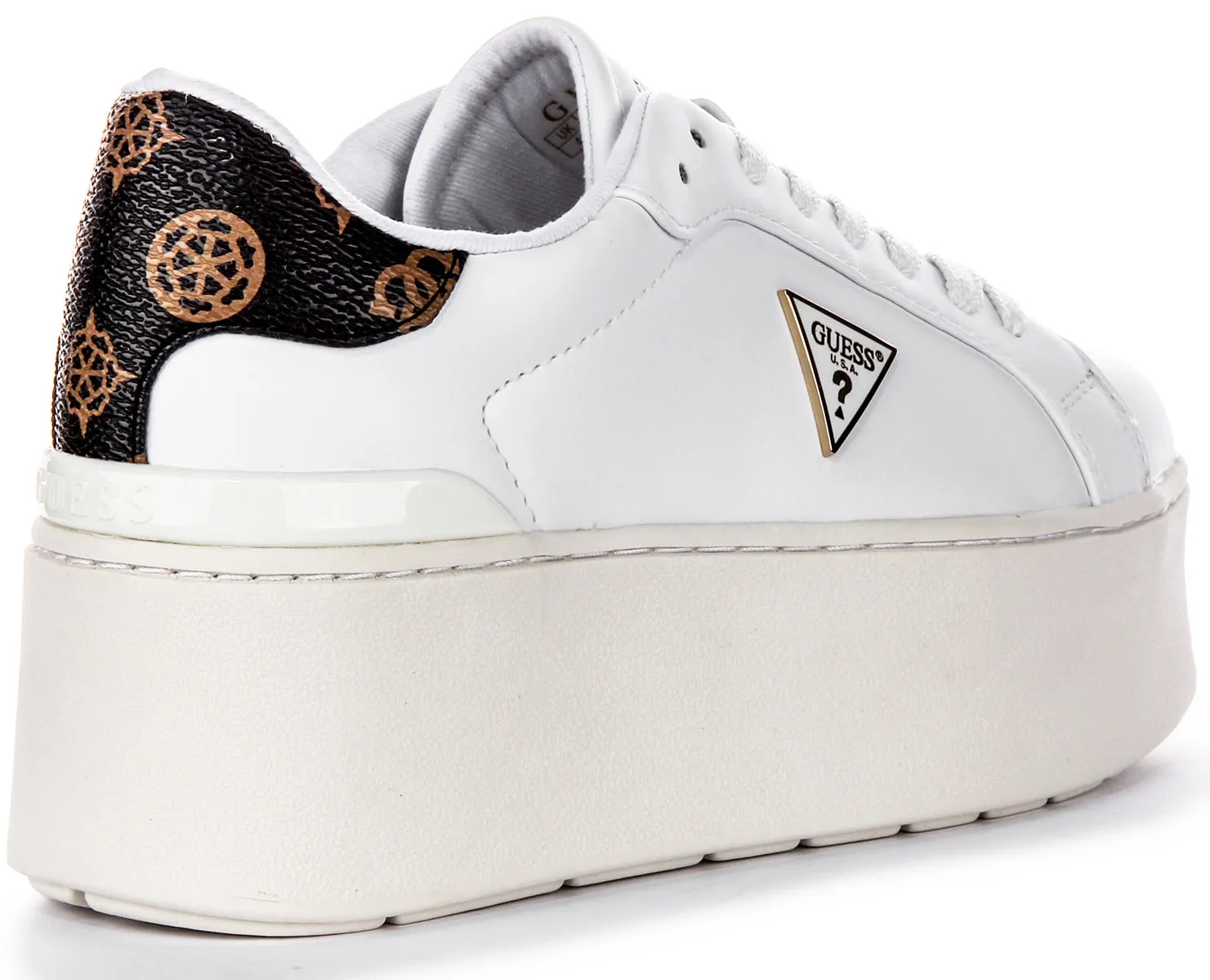 Guess Willen Platform In White For Women Arch Focus