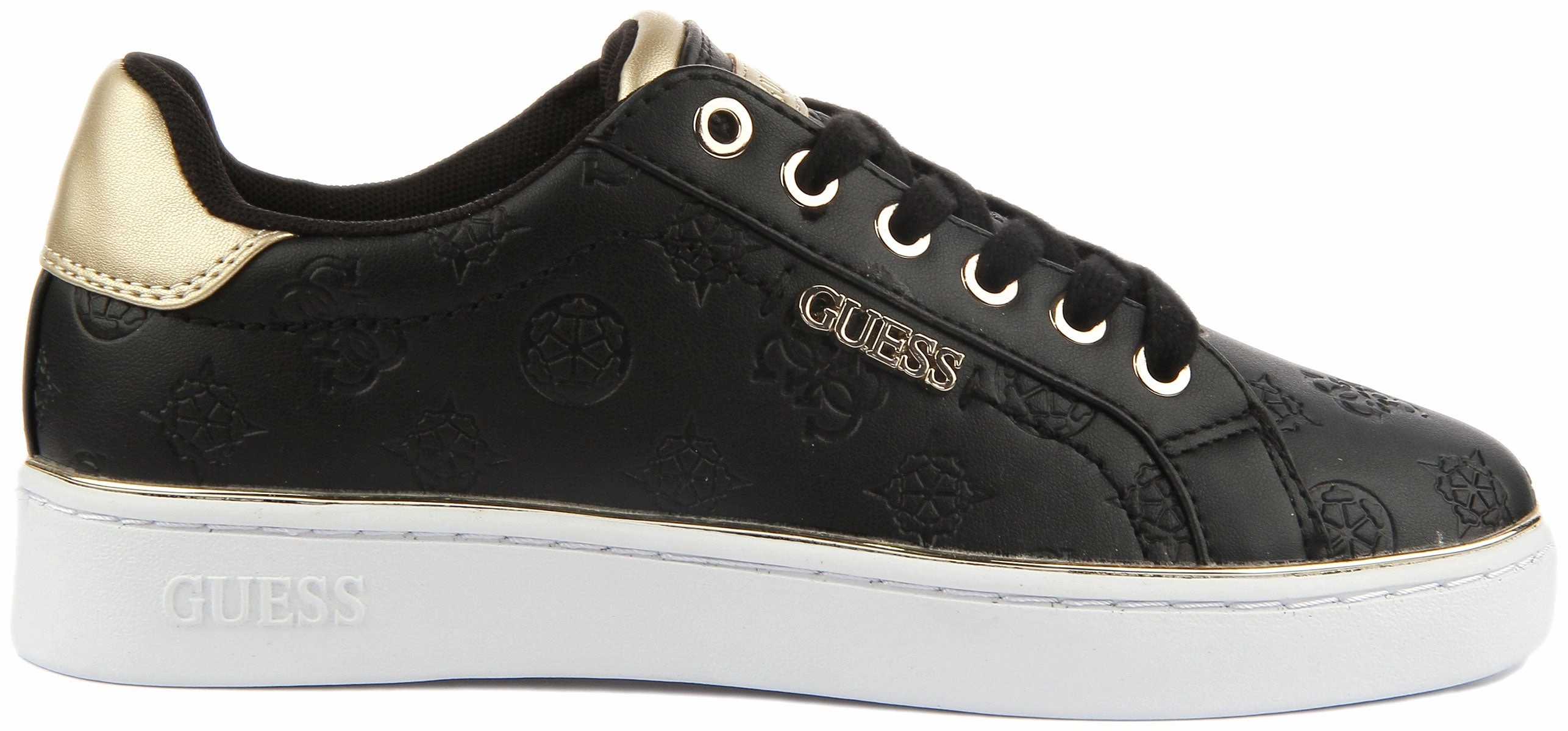 Guess Beckie Trainers In Black For Women Foot Arch