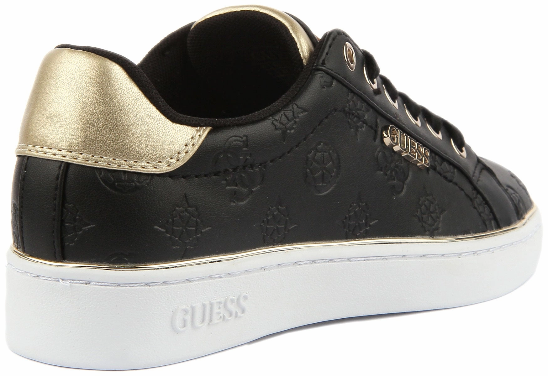 Guess Beckie Trainers In Black For Women Foot Arch