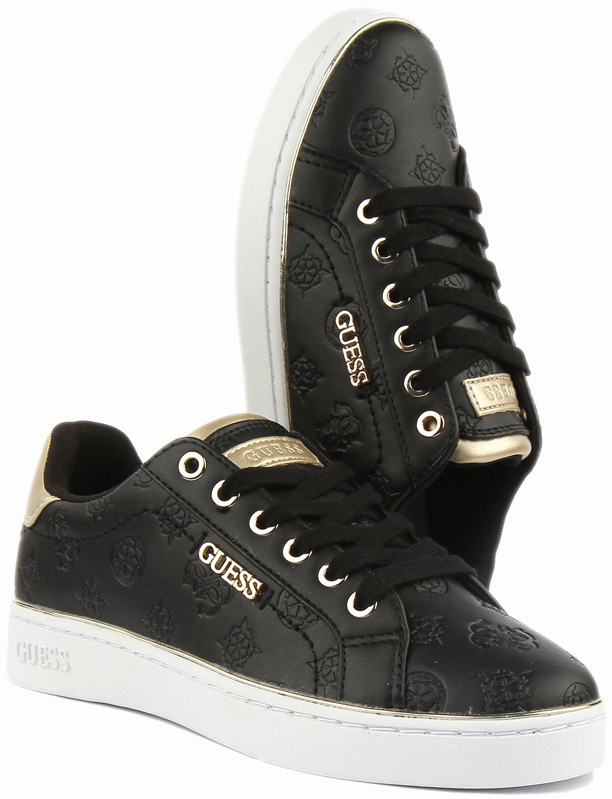 Guess Beckie Trainers In Black For Women Foot Arch