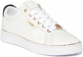 Guess Betea In White Gold For Women Rugged Design Pro Athlete