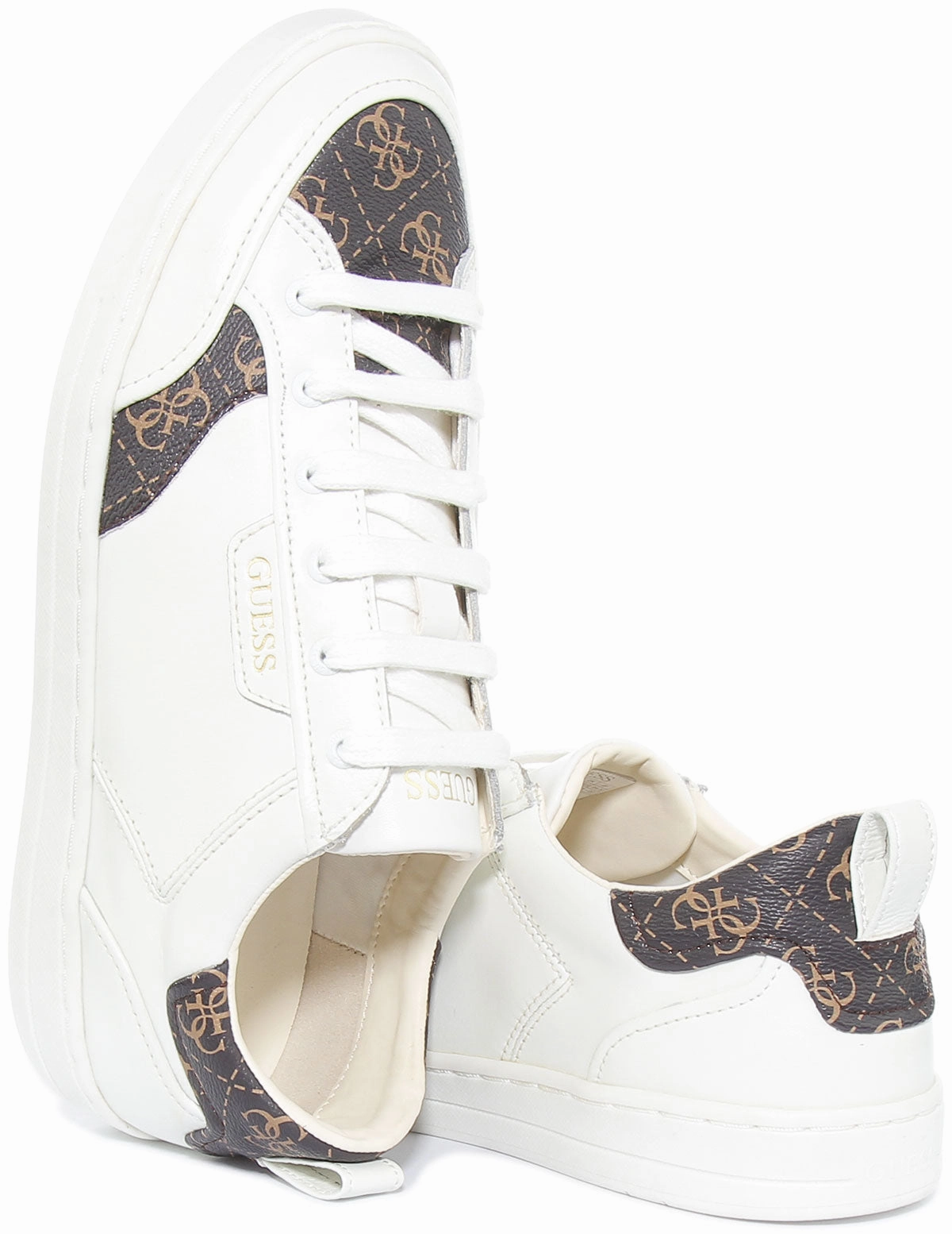 Guess Certosa In White Brown For Men Enhanced Mobility