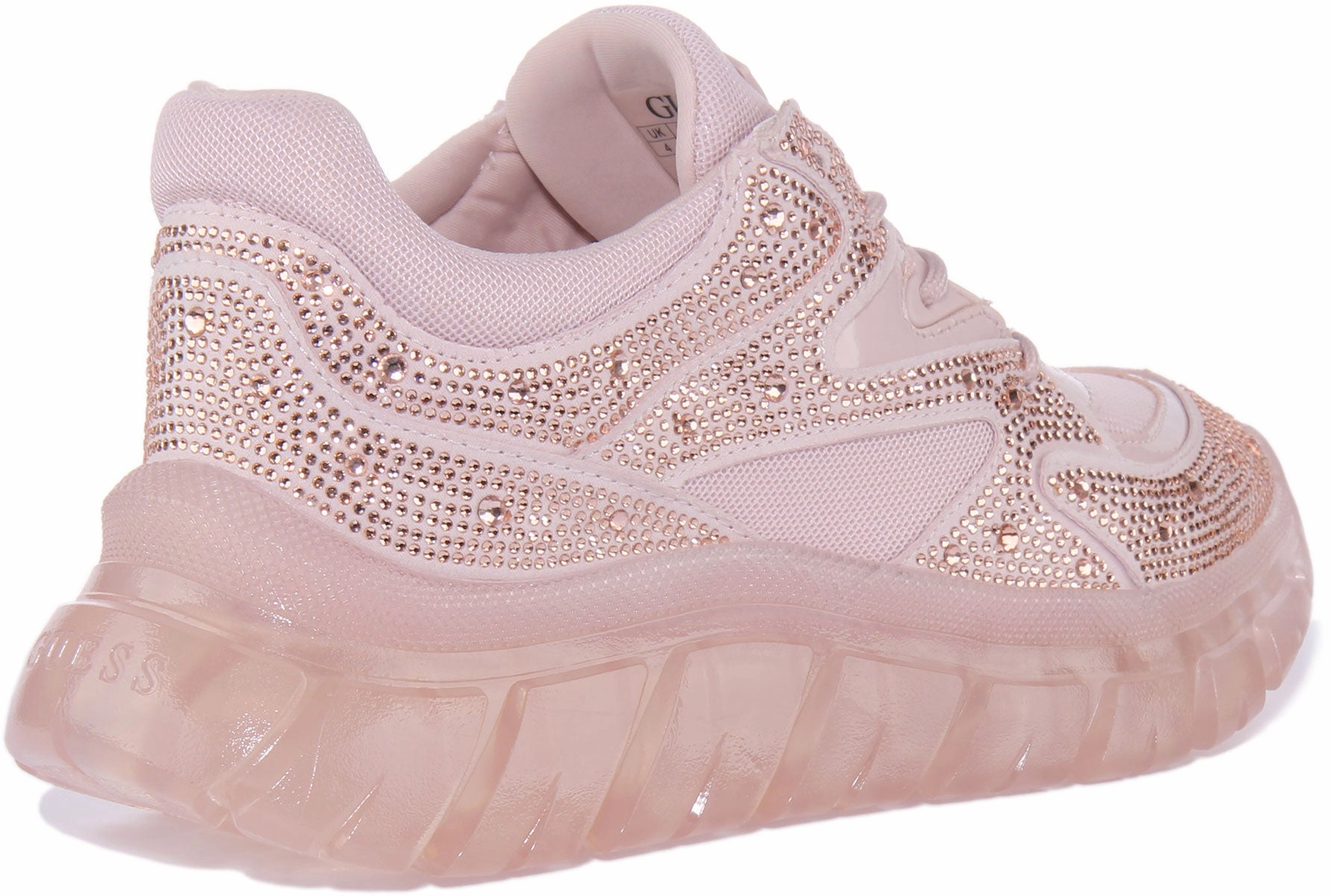 Guess Clarisse Rhinestone In Pink For Women All-Day Ease