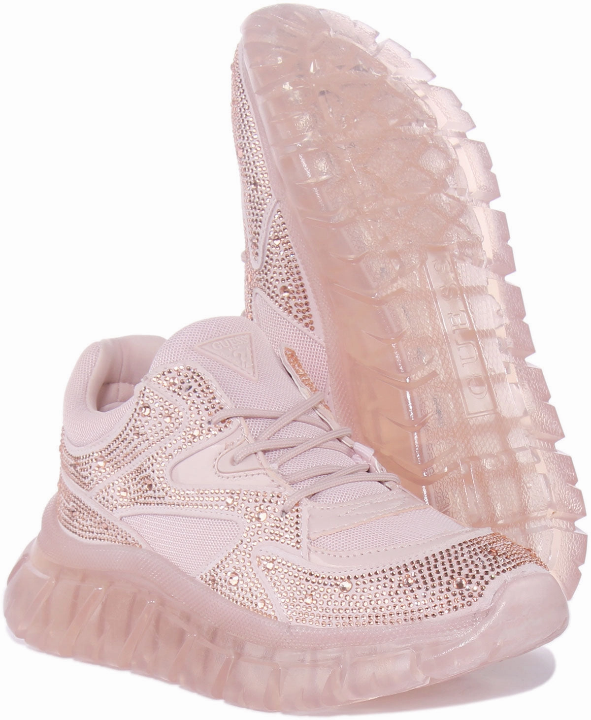 Guess Clarisse Rhinestone In Pink For Women All-Day Ease