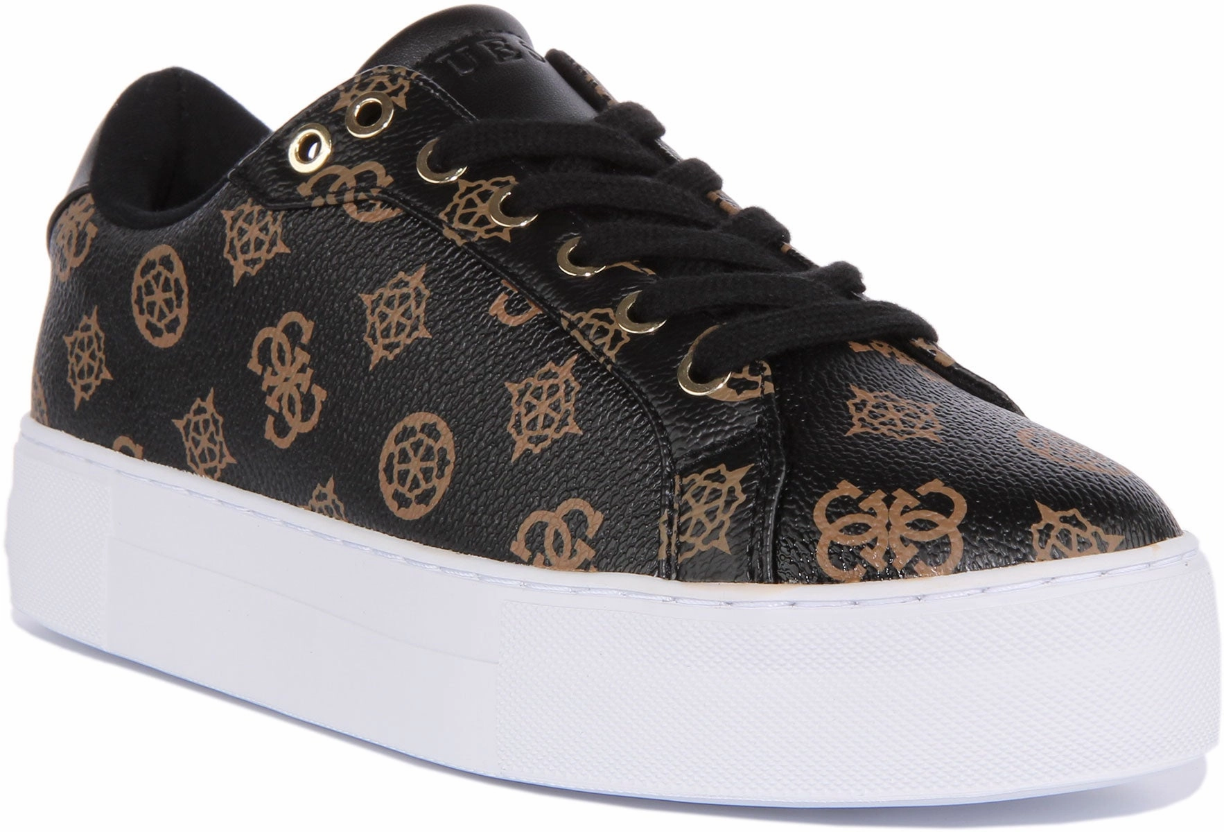 Free Moving Running Park Guess Garmini 4G In Black Brown For Women