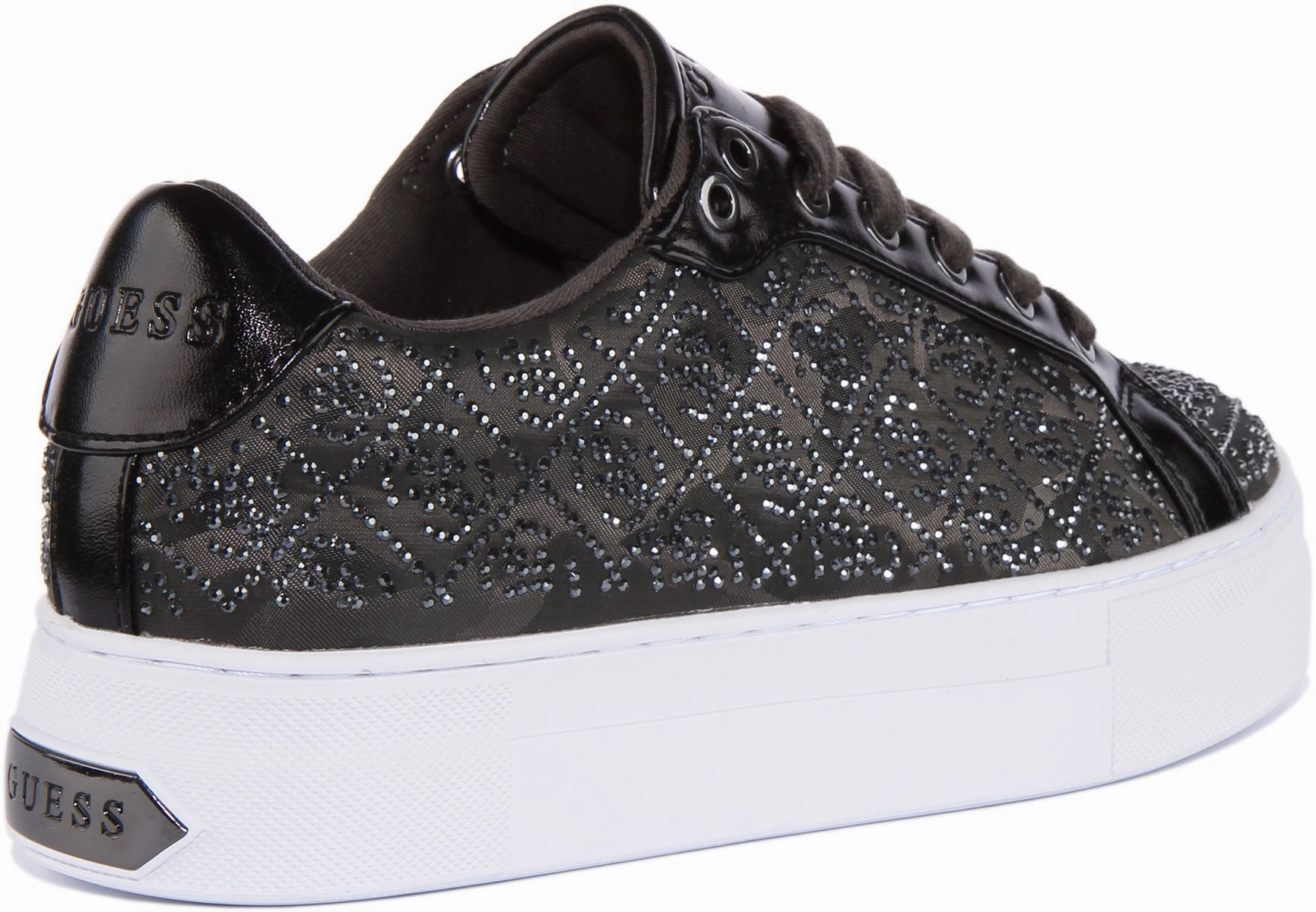 Guess Garmini In Camogreen Rhinestone For Women Practical Shoes