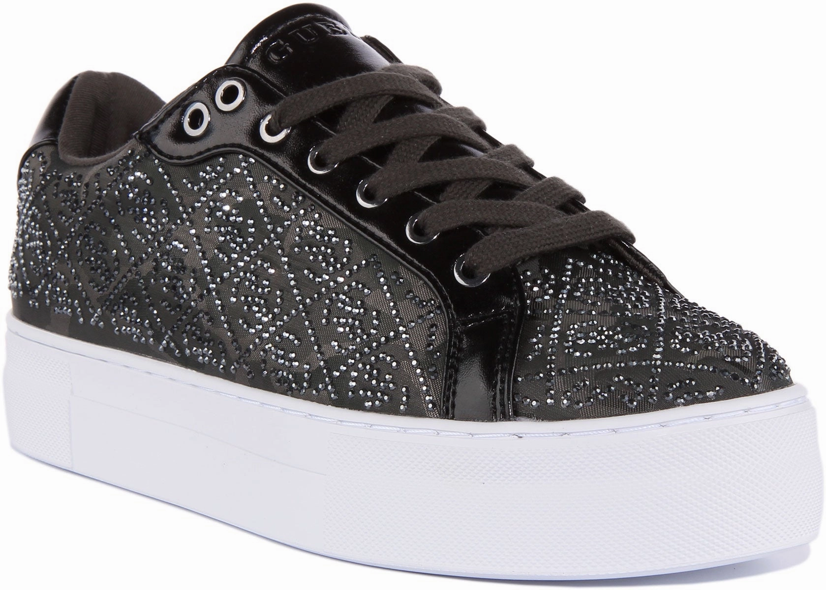 Guess Garmini In Camogreen Rhinestone For Women Insole Layer