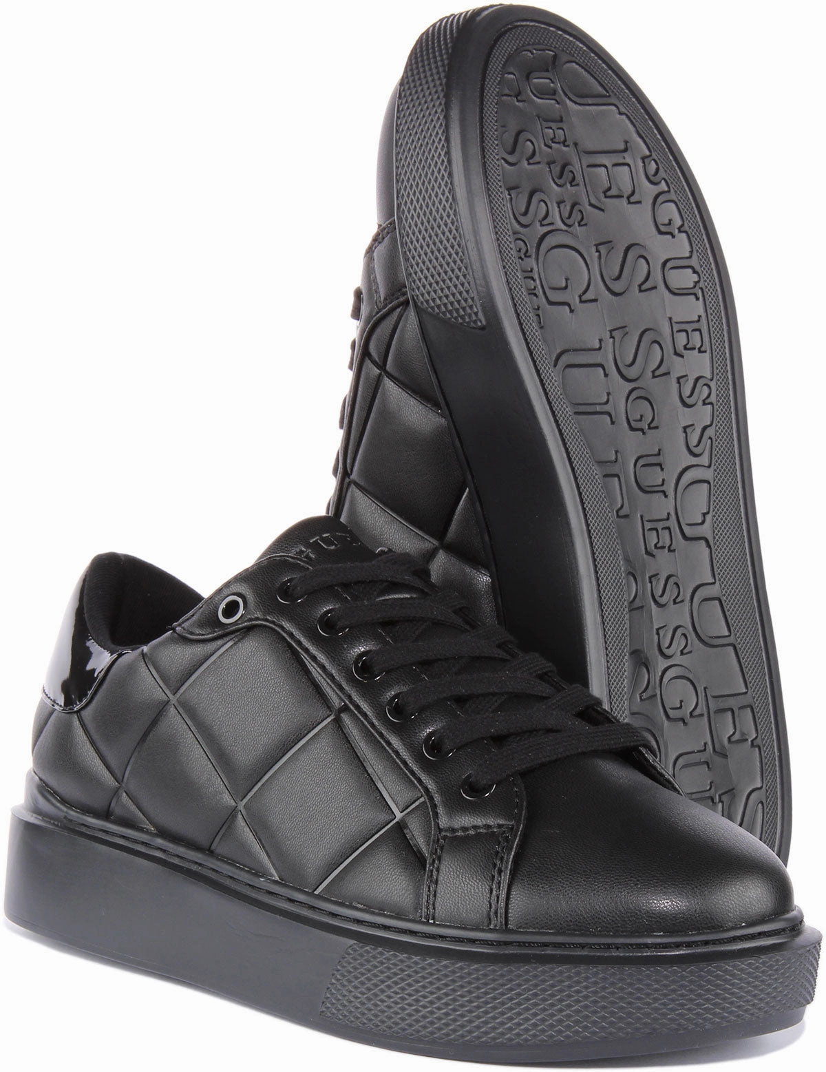 Guess Hilan Quilted In Black For Women Lace Control