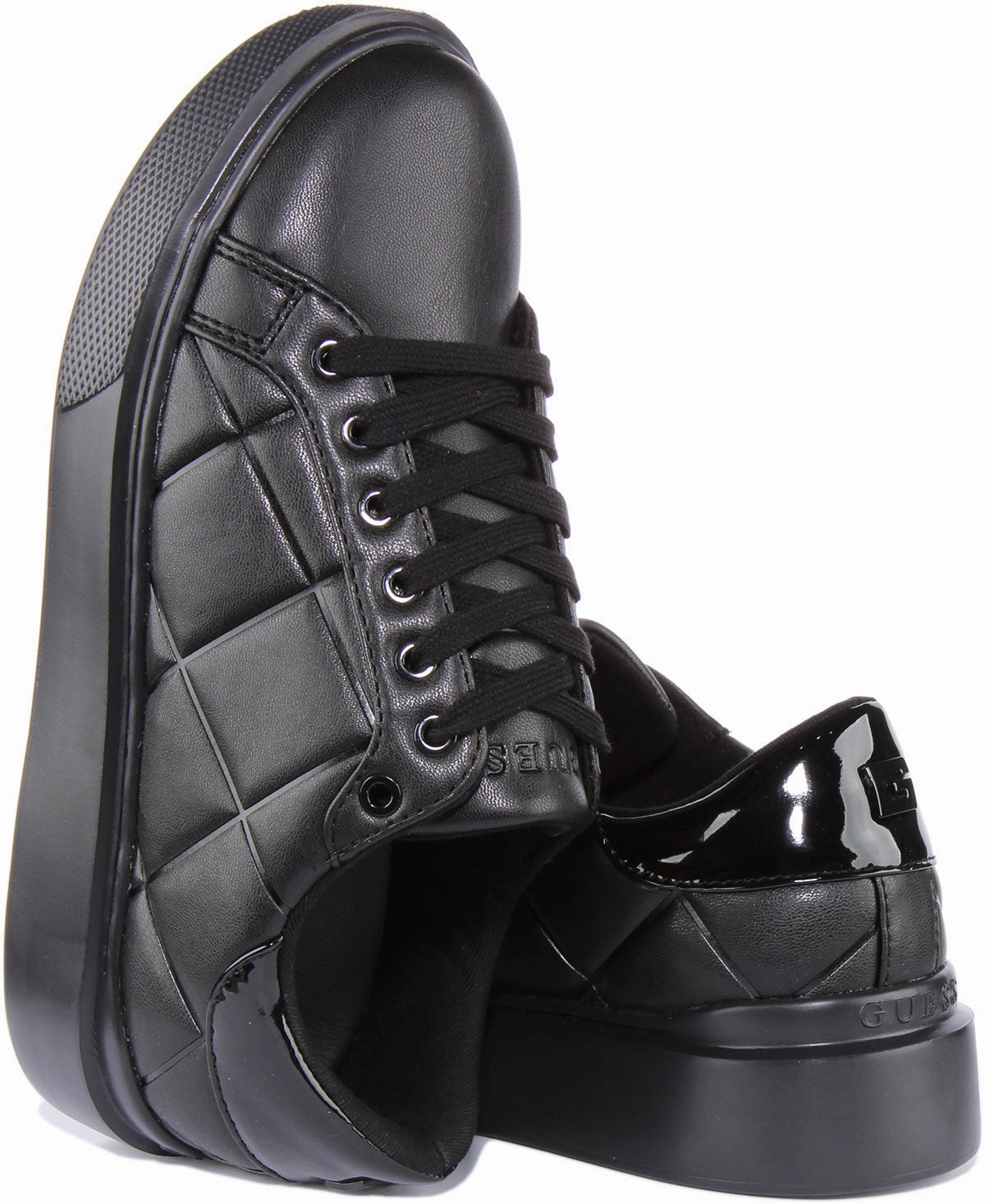 Guess Hilan Quilted In Black For Women Lace Control