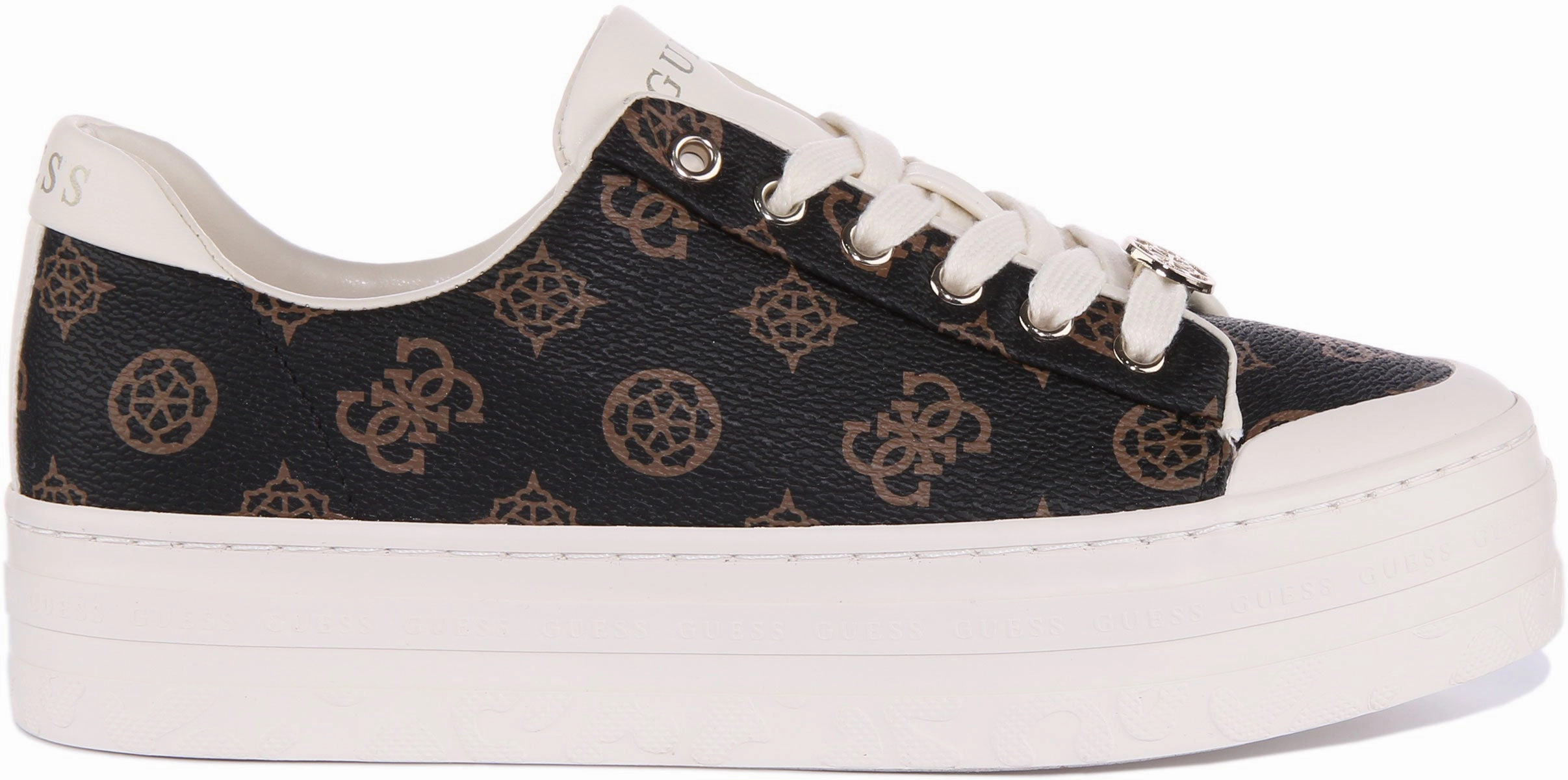 Guess Lullu Platform 4G In Brown For Women Modern Walk Step