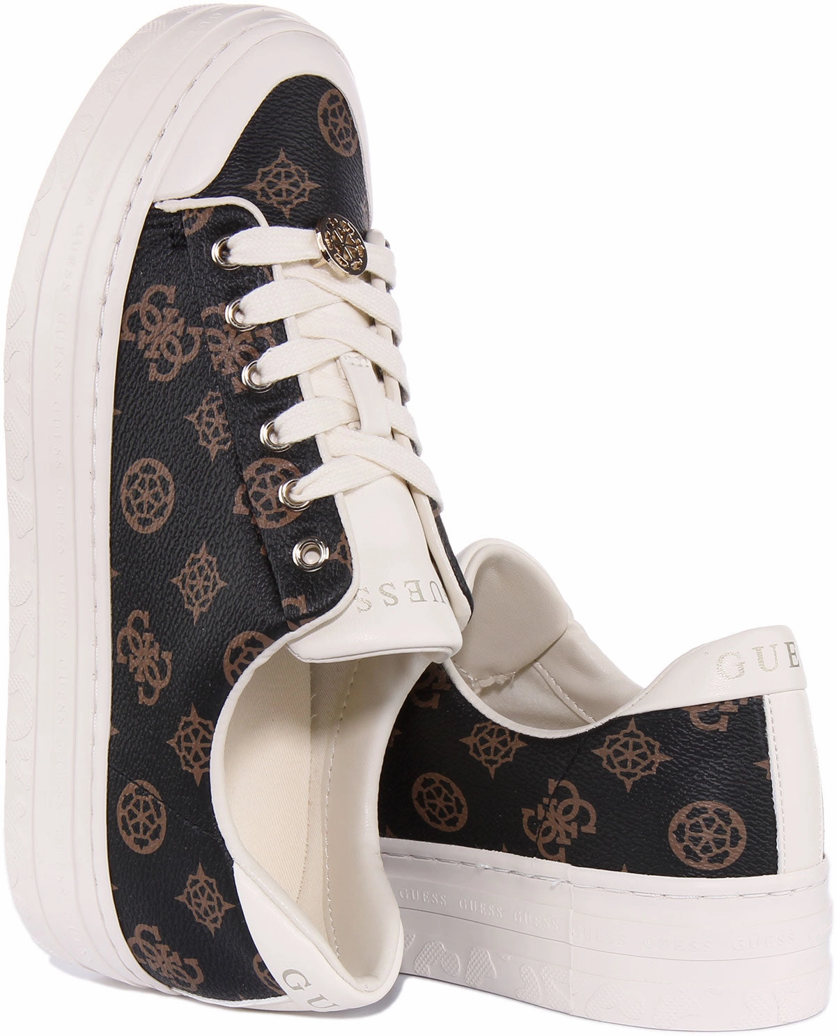 Guess Lullu Platform 4G In Brown For Women Modern Walk Step