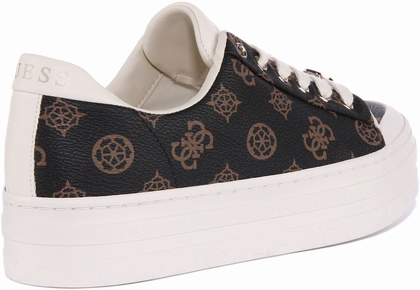 Guess Lullu Platform 4G In Brown For Women Modern Walk Step