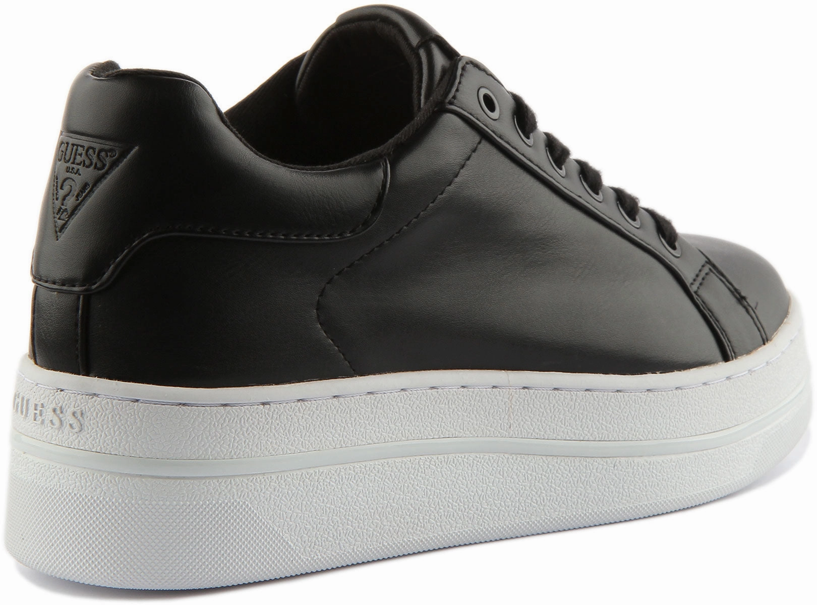 Guess Nelsa Platform In Black For Women Quick On/Off