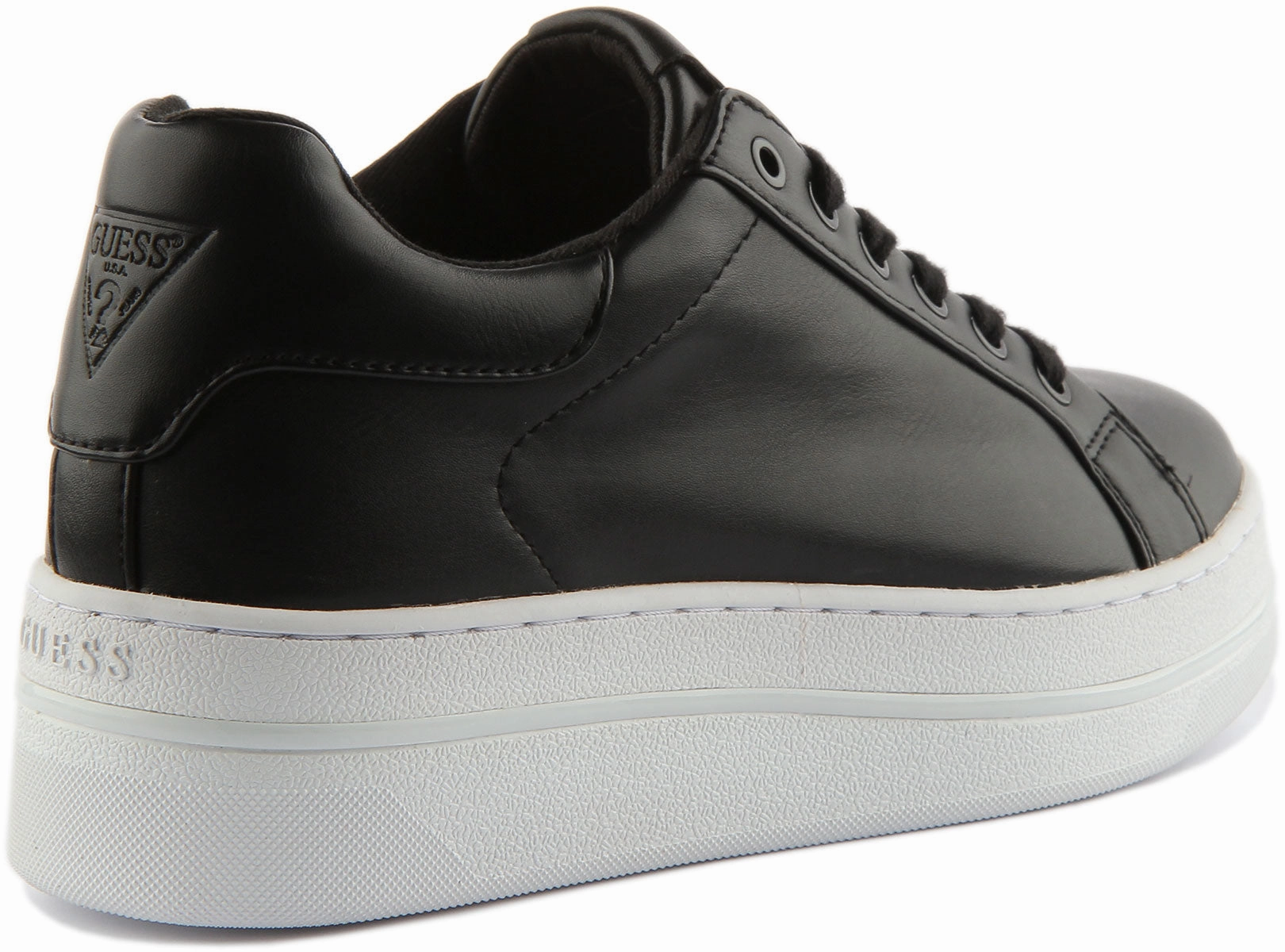 Guess Nelsa Platform In Black For Women Quick On/Off