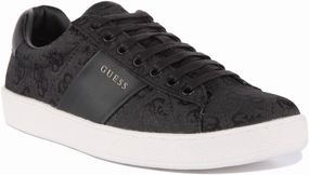 Guess Nola 4G In Black White For Men Outsole ridges enhance surface contact and grip