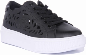 Toe Freedom Guess Pepzio Lasercut In Black For Women