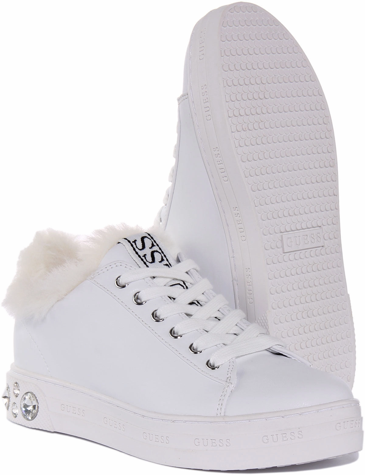 Guess Rivet In White For Women Ultimate Grip