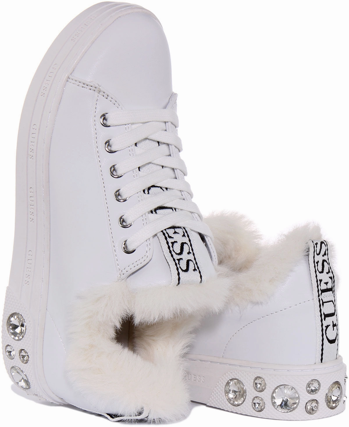 Guess Rivet In White For Women Ultimate Grip