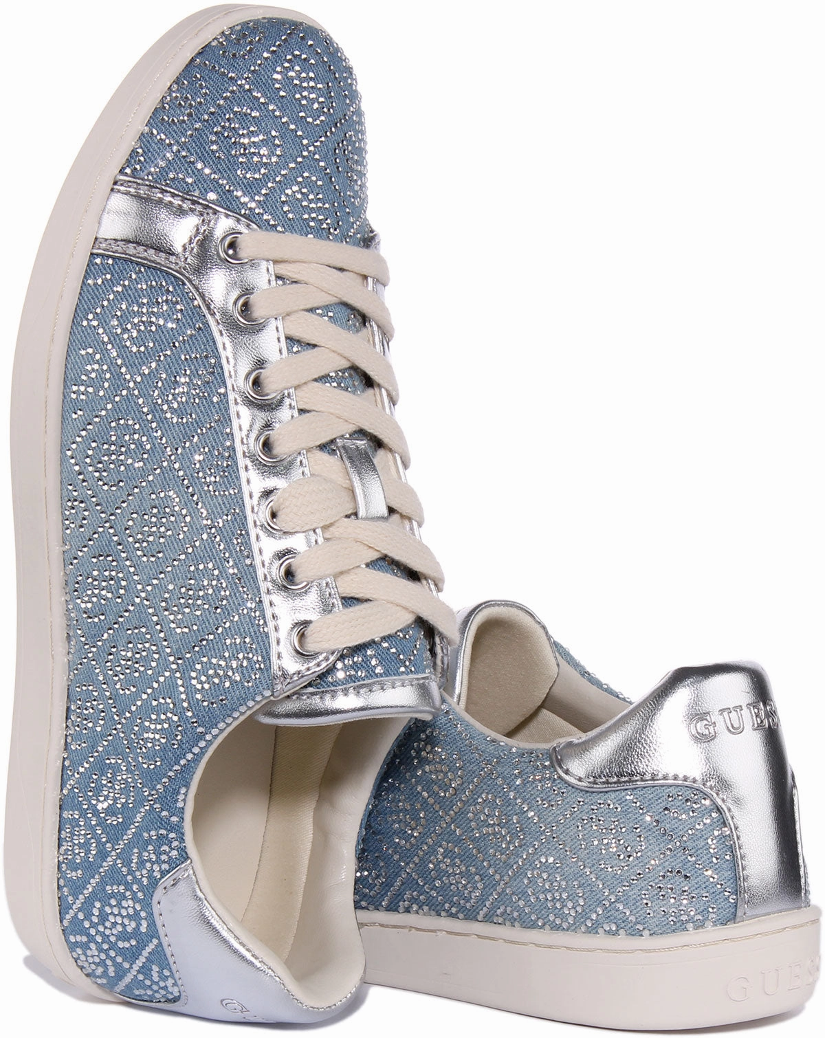 Guess Rosalia In Blue Denim For Women Sole Flex